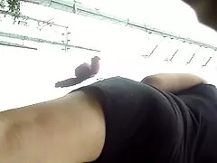 La rencontre sexuelle sensuelle de Skinny Slut Adel Bye avec un étranger